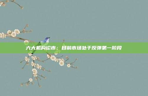六大机构论市：目前市场处于反弹第一阶段