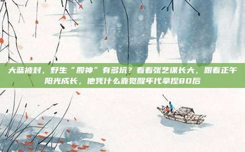 大蓝被封，野生“股神”有多坑？看着张艺谋长大，跟着正午阳光成长，他凭什么靠觉醒年代拿捏80后