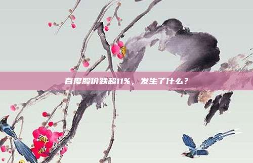 百度股价跌超11%，发生了什么？